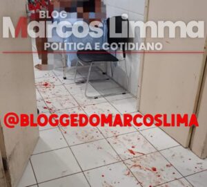 Homem corta rosto de um outro sujeito com garrafa de vidro, em Lima Campos