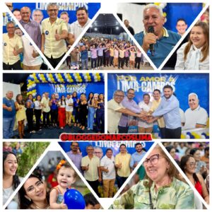 CANIDIA PÚBLICIDADE  mostra força em evento de lançamento da sua pré-candidatura, em LIMA CAMPOS