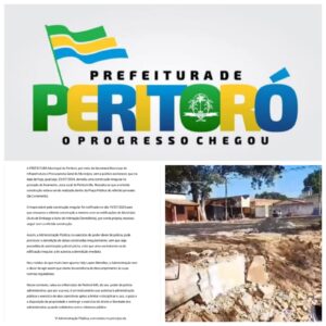 Prefeitura de Peritoró emite nota a respeito da demolição de uma construção IRREGULAR no povoado de Livramento