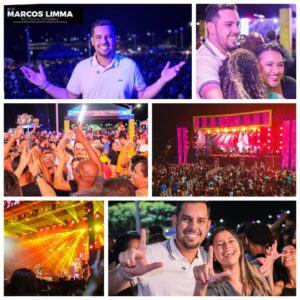 Pré-candidato a prefeito Léo Fontes prestigia o encerramento do São João do Maranhão, em Lima Campos