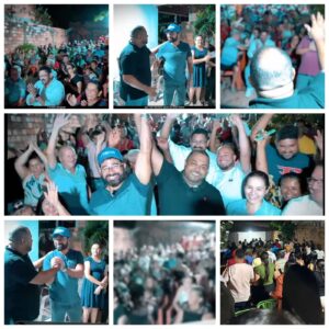 Em Peritoró, o pré-candidato a vereador João Pedro mostra força politica ao lado do prefeito Dr. Junior