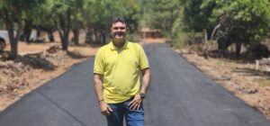 PROGRESSO! Secretário Estevinho vistoria pavimentação asfáltica no povoado Quieto em Lima Campos