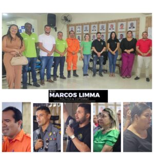 Reunião com a Justiça eleitoral e os partidos políticos fica proibido fogos de artifícios, em Lima Campos