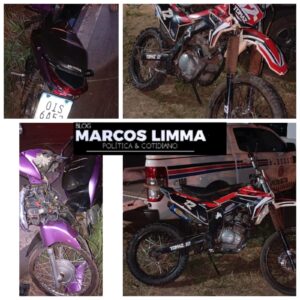 Colisão entre uma motocicleta de corrida e uma biz, deixa feridos no povoado São Pedro, em Lima Campos