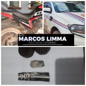 Policia Militar apreende substância prensada semelhante maconha na zona rural de Lima Campos