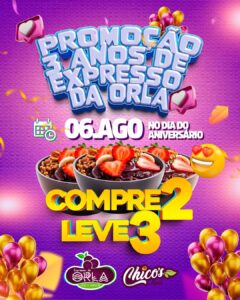 LIMA CAMPOS – 6/8 (Mega promoção) de aniversário EXPRESSO DA ORLA