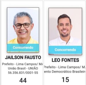 Lima Campos- Jailson Fausto e Léo Fontes tem seus nomes registrados no TSE