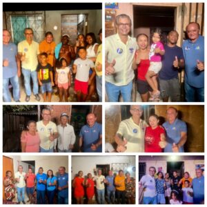 Jailson e Dr. Aristóteles fazem visitas no povoado Lago Salvador e comprovam aceitação popular