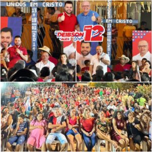 TRIZIDELA DO VALE: Deibson Balé e Dr. Alex Viana mostram força também no povoado Gavião