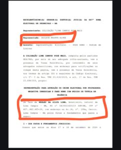 Bagunça geral! Em Lima Campos Coligação acusa seu próprio representante de publicar Fake News