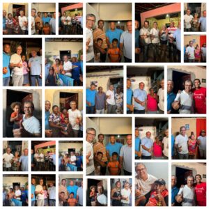 Jailson e Dr. Aristóteles fazem visitas à Parada do Bom Jesus, em Lima Campos