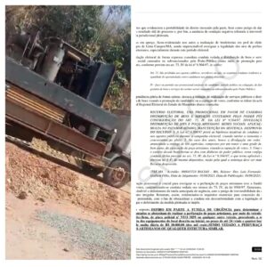 Justiça Eleitoral determina que seja suspenso a perfuração de um poço em Lima Campos