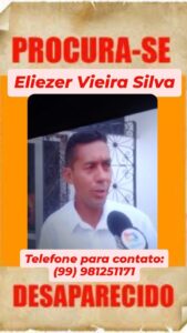 Em Lima Campos familiares buscam informações por um homem desaparecido