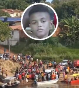 Localizado o corpo do garoto de 15 anos que se afogou no Rio Mearim, em Pedreiras