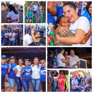 PEDREIRAS – Vanessa Maia realiza grande caminhada política nos bairros: Seringal e Novo Seringal