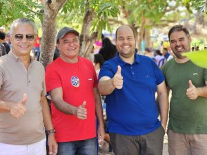 Vereador Ney Braga celebra a terceira grande vitória com festa, em Lima Campos