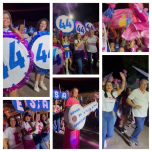 Arrastão das Mulheres em apoio a Vanessa Maia e Dr. Walber faz história na política de Pedreiras