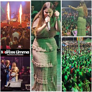 Valesca Mayssa encerra as comemorações do 30ª aniversário de Trizidela do Vale com louvor e adoração