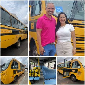 CONQUISTA! Educação de Pedreiras ganha mais um ônibus escolar!