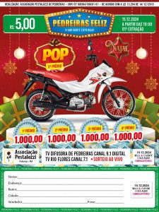 Veja a premiação da extração especial de natal do Pedreiras Feliz