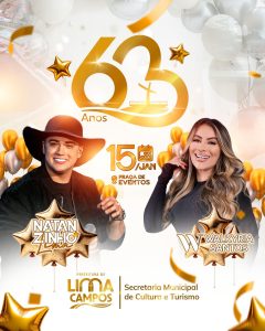 Dia 15/01 de 2025 tem NATANZINHO LIMA E WALKYRIA SANTOS em LIMA CAMPOS!