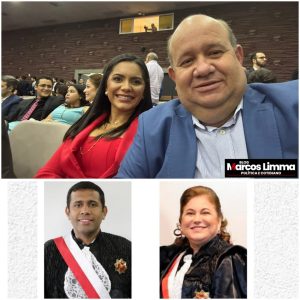 Fred Maia e Vanessa Maia prestigiam Solenidade de posse do presidente do TRT-PI