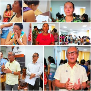 Em Lima Campos, o prefeito Jailson Fausto convidou as pessoas que receberão 150 casas populares