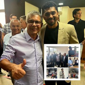Prefeito Jailson Fausto prestigia a posse de Bigú de Oliveira como novo subsecretário da Secap