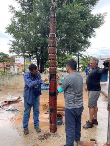 Lascou! Bomba de captação de água da Caema em Lima Campos queimou!