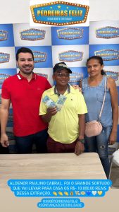 Pedreirense ganha 10 MIL REAIS da 6° extração do PEDREIRAS FELIZ!
