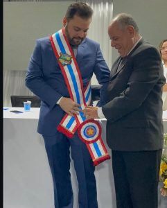 Prefeito Deibson Balé toma posse para seu 2º mandato, em Trizidela do Vale