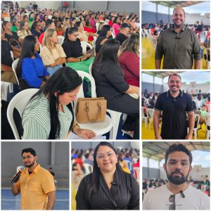 EM LIMA CAMPOS, OS VEREADORES PRESTIGIARAM O INÍCIO DA JORNADA PEDAGÓGICA 2025