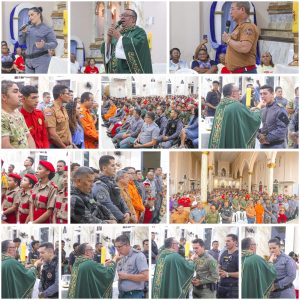 PEDREIRAS – SANTUÁRIO SÃO BENEDITO CELEBRA JUBILEU COM AS FORÇAS DE SEGURANÇA