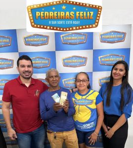 Pedreirense ganha 10 MIL REAIS na 8ª extração do PEDREIRAS FELIZ