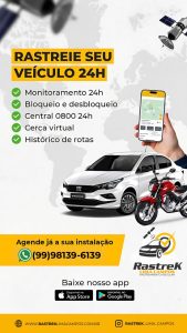 SEGURANÇA: Proteja seu carro ou sua moto, com o rastreador da Rastrek Lima Campos – (99) 98139-6139
