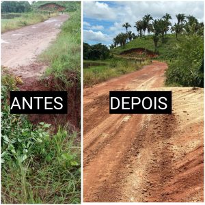 Lima Campos: Após fortes chuvas, prefeitura intensifica recuperação de estradas