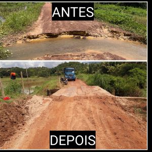 Lima Campos: Prefeitura recupera mais duas estradas danificadas pela chuva