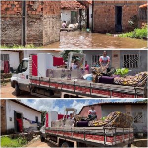 PREFEITURA DE PEDREIRAS CONTINUA CONTRIBUINDO COM AS MUDANÇAS DE FAMÍLIAS ATINGIDAS PELA CHEIA.