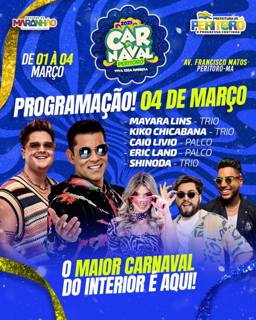 Terça-feira histórica de Carnaval em Peritoró com Chicabana! A Pipoca da Chica tá on!