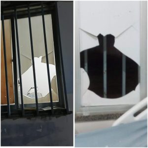 Dois homens foram presos por desacato, perturbação, dano ao patrimônio público, em Lima Campos