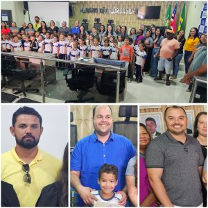 Lima Campos: SEMED faz entrega do material didático aos alunos na Câmara Municipal