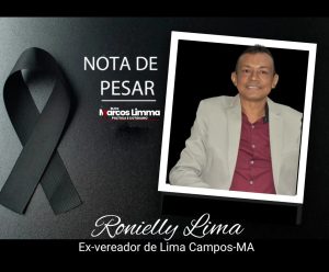 LUTO! Morre Ronielly Lima ex-vereador de Lima Campos
