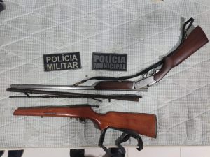 PM prende homem por estupro de vulnerável e apreende armas de fogo na zona rural de Lima Campos