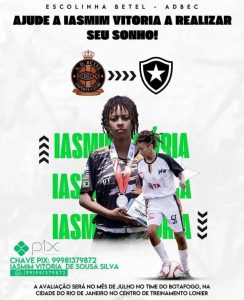 ESPORTE – Ajude a jovem lima-campense Iasmim Vitória a realizar seu sonho!