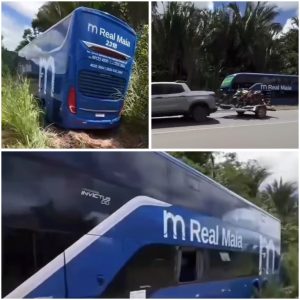 Um carro e um ônibus colidem na BR-316, próximo a Peritoró