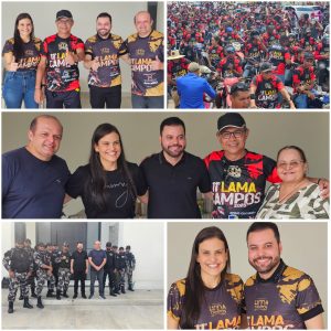 Prefeito de Trizidela do Vale Deibson Balé e o vice-prefeito Dr. Alex Viana, prestigiam o (Lama Campos), em Lima Campos