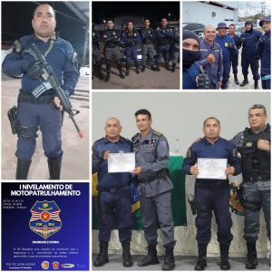 Guarda Civil Municipal de Lima Campos participa de nivelamento de motopatrulhamento promovido pelo 19º BPM, em Pedreiras