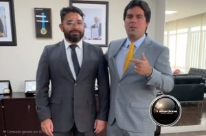 Em Brasília, o prefeito de Peritoró Dr. Júnior, anuncia recurso para construção da Rodoviária Municipal.