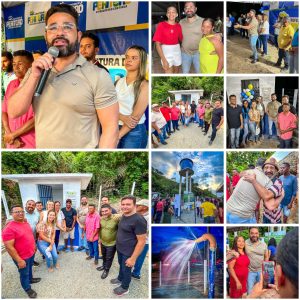 Prefeito Dr. Júnior inaugura mais dois sistemas de abastecimento em Peritoró; mais de 50 poços e redes de distribuição já foram entregues
