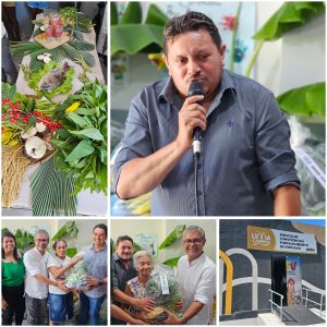 Vereador Canídia Publicidade prestigia a entrega de Cestas Verdes no povoado Bom Jesus, em Lima Campos